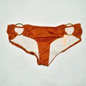 VICTORIA'S SECRET Swim Bikini Bottom S NEW Bronze